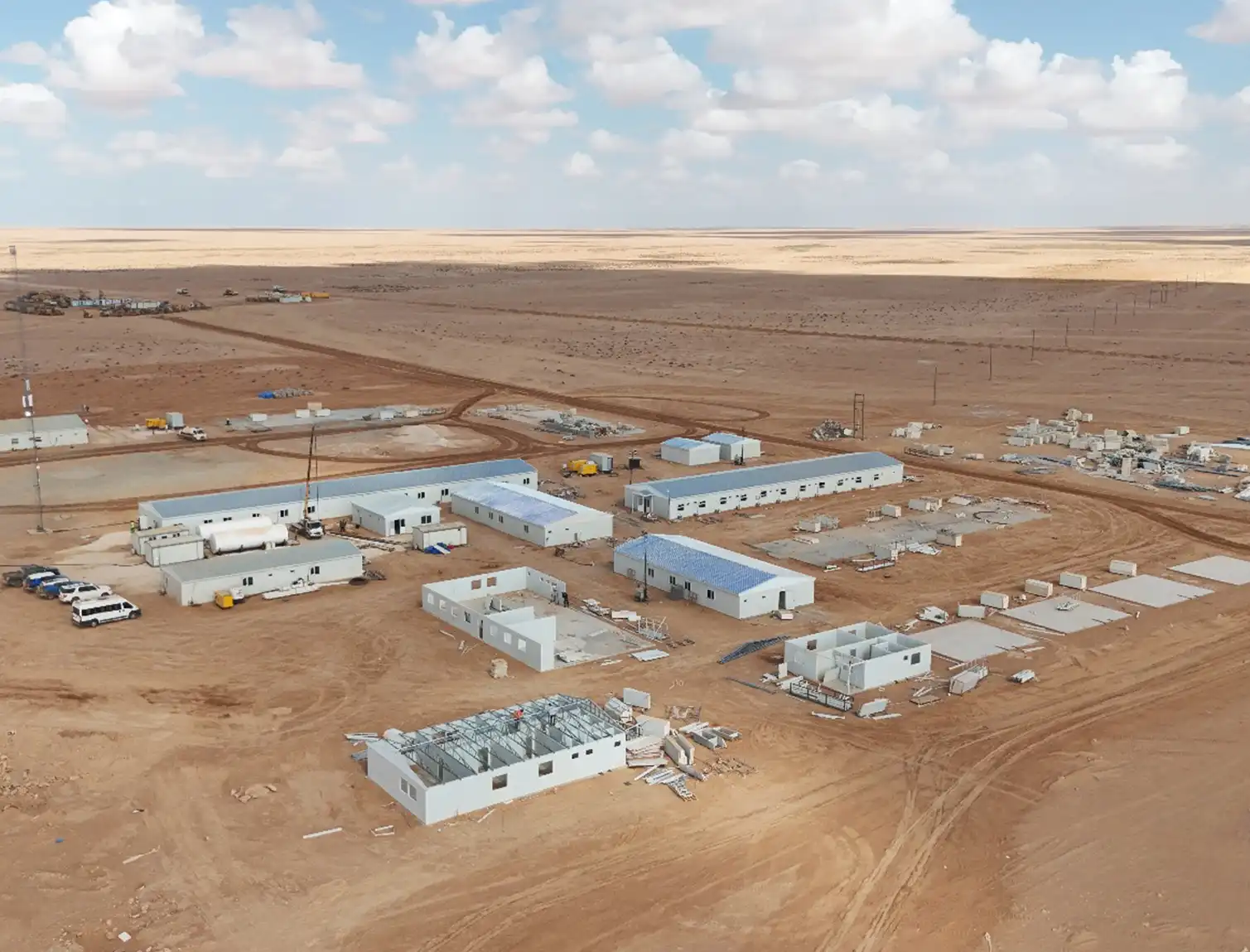 Vekon'un Libya'daki Şantiye Mobilizasyonu Projesi